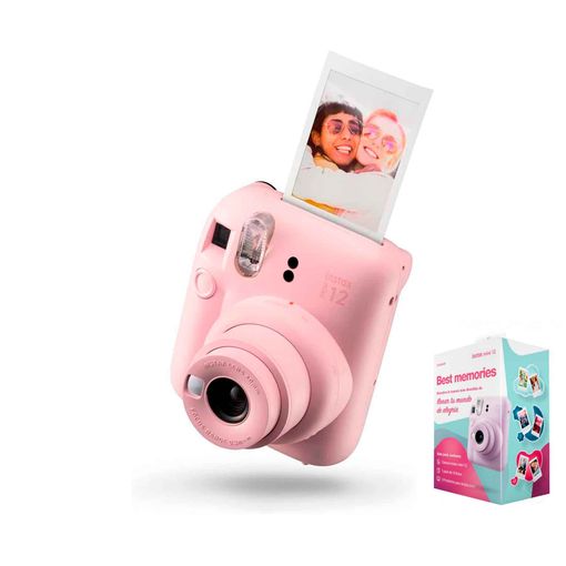 Fujifilm Kit Best Memories Instax Mini 12 Blossom Pink / Cámara Instantánea  con Ofertas en Carrefour