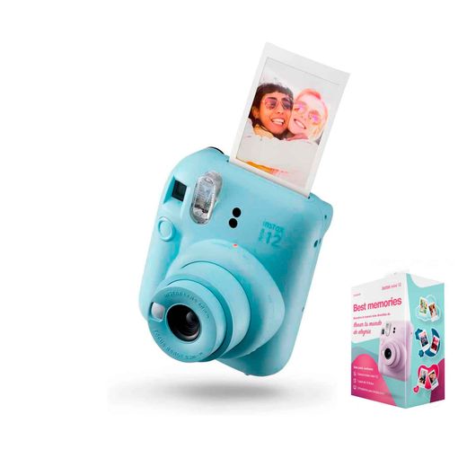 Fujifilm Kit Best Memories Instax Mini 12 Pastel Blue / Cámara Instantánea  con Ofertas en Carrefour