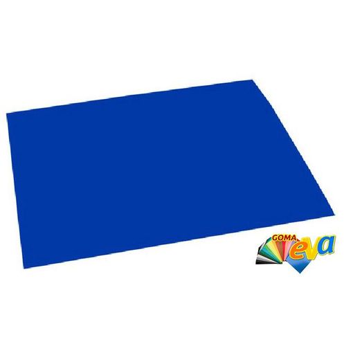 GOMA EVA 40X60 PURPURINA AZUL OSCURO - La Mejor Papelería