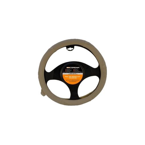 Fvo10157 - Funda Para El Volante Del Coche Serraje Y Caucho Marrón Bc Corona con Ofertas en Carrefour | Las mejores ofertas Carrefour