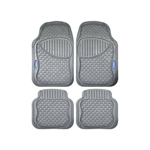 UNIVERSAL ANTIDESLIZANTE ALFOMBRILLAS DE COCHE JUEGO 4PCS. 3 COLORES DE  CARRERAS