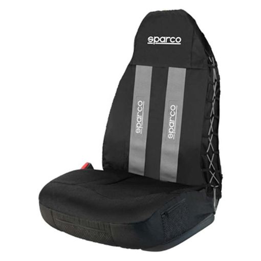 Spc1020gr - Funda Asiento Universal Individual Coche Gris Sparco