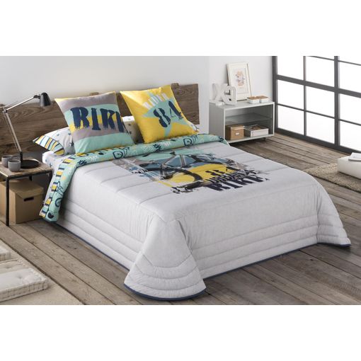 Colcha Bouti Para Cama Verano. Colcha Cubre Cama Acolchada Reversible  Rombos. Cama 180 - 270 X 260 Cm. Color Blanco. con Ofertas en Carrefour