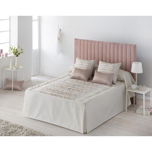 Colcha Edredon Volante Casey Rosa 180 Cm. con Ofertas en Carrefour | Ofertas Carrefour