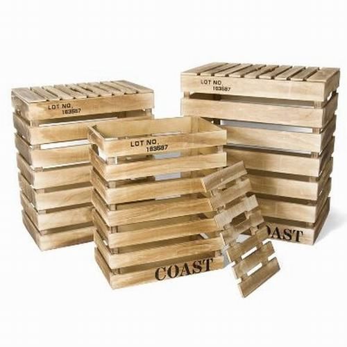 Pack 3 cajas grandes  Venta de todo tipo de cajas de madera online