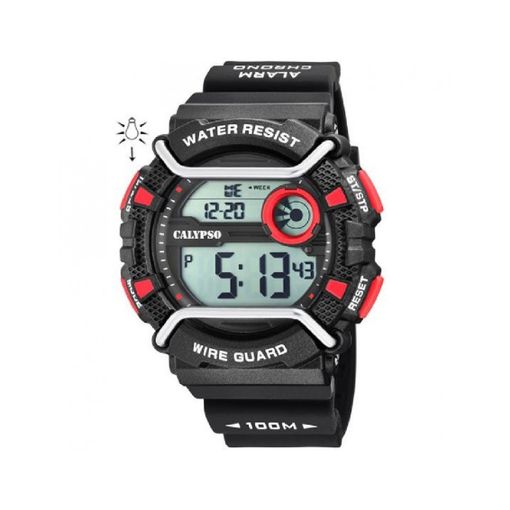 CALYPSO Reloj Hombre Digital Gris - K5723-3, Gris, K5723/3