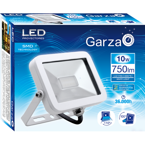 Foco Exterior Proyector De 20w Led 6500k Luz Fría Para Iluminación Ip65 con  Ofertas en Carrefour