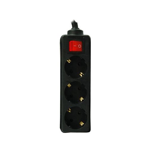 Garza Power - Regleta Enchufes Múltiple Con Interruptor De 3 Tomas. Base  Múltiple Ladron Enchufes Con Cable Schuko De 3 Metros. con Ofertas en  Carrefour