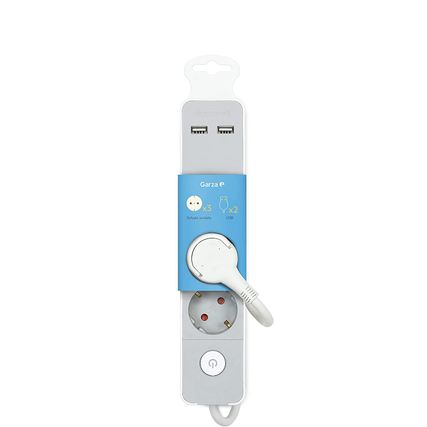 Regleta Electrica 5 Enchufes Interruptor Y Cable 3 Metros Color Blanco con  Ofertas en Carrefour