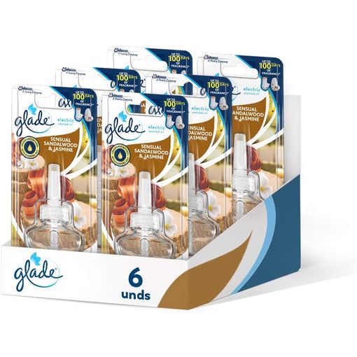 Glade® - Recambio para Ambientador Eléctrico Líquido con aceites  esenciales, aroma Bali, hasta 100 días, Unidad : : Salud y cuidado  personal