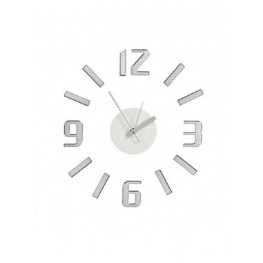 Reloj De Pared Adhesivo De Color Plata. Reloj De Pared Pegatina Efecto 3d  con Ofertas en Carrefour