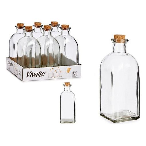 Botella Vidrio Con Tapa Quadro 2l con Ofertas en Carrefour