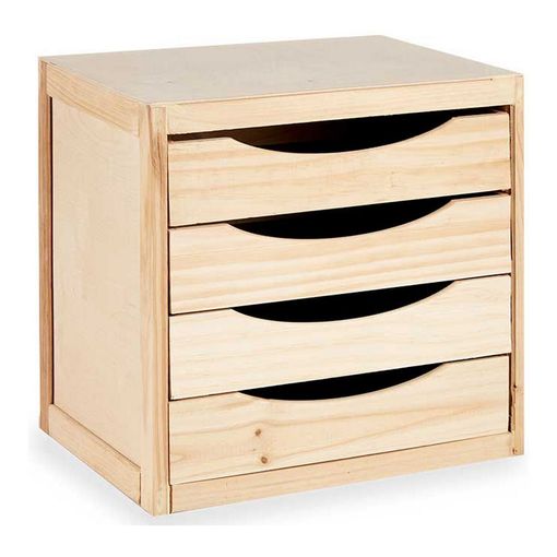 Cajonera Madera De Pino (30 X 37,4 X 38,5 Cm) con Ofertas en Carrefour