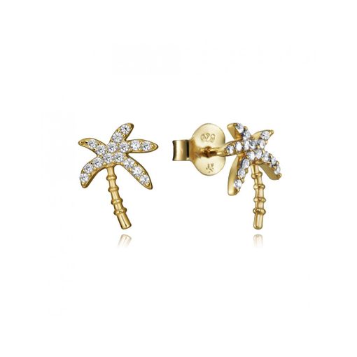 Pendientes Mujer Plata Viceroy Jewels Hoja Circonitas