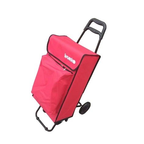 BOLSA DE COMPRAS PLEGABLE DE 32 LITROS - ROJO