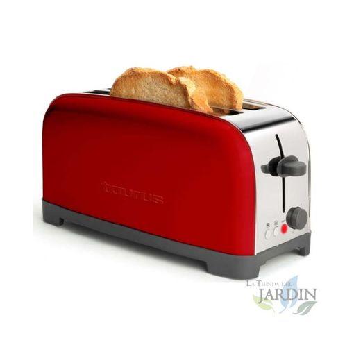 Tostadora Vintage Red Taurus. Potencia 1400 W. Acero Inoxidable. con  Ofertas en Carrefour