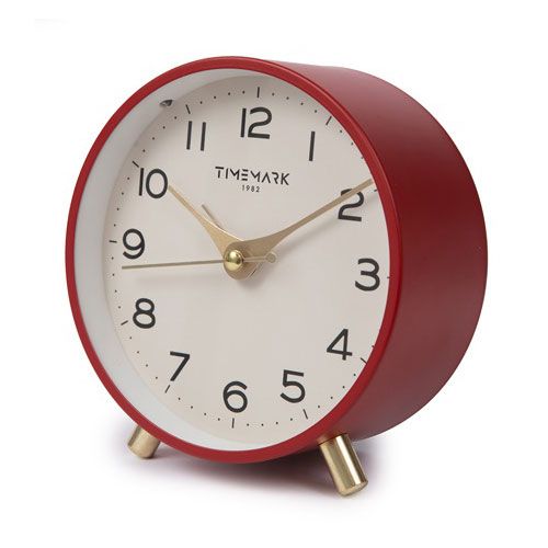 Reloj-Despertador Analógico Timemark Blanco (9 x 8 x 5 cm)