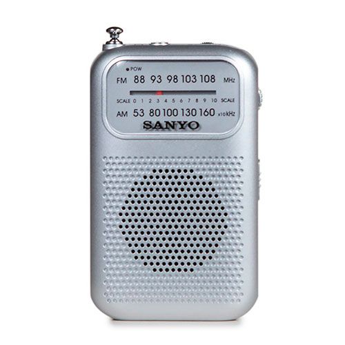 Radio Portatil Mini Am/fm Plata Sanyo con Ofertas en Carrefour