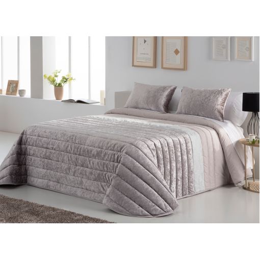 Colcha Bouti Modelo Boston 150 Beige Cama 150/160 Cm con Ofertas Carrefour | Ofertas Carrefour Online