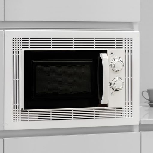 Marco microondas blanco/inox - KPROcomponentes