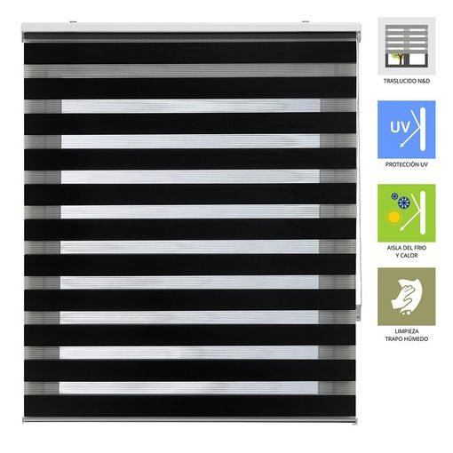 Estor Noche Y Día Estores Enrollables Con Doble Tejido Para Ventanas Lino,  100 X 180cm con Ofertas en Carrefour