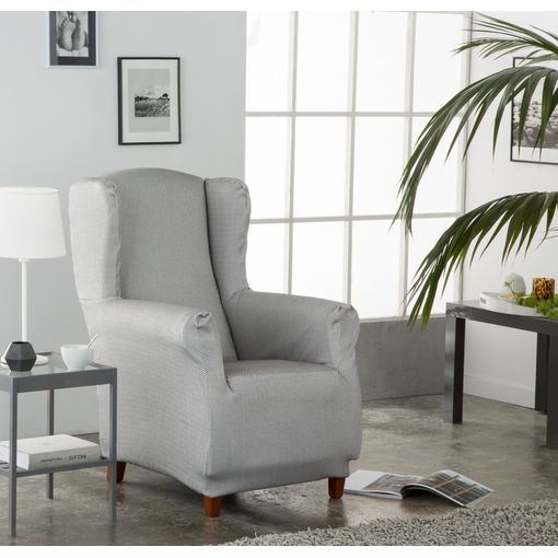 Funda De Sillon Relax Elástica Adaptable Alba, 1 Plaza - 70 - 110 Cm. Gris  Estoralis con Ofertas en Carrefour