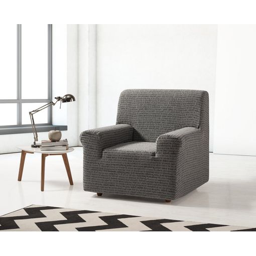 Funda De Sofa Elástica Adaptable Vega, 4 Plazas - 210 - 240 Cm. Gris  Estoralis con Ofertas en Carrefour