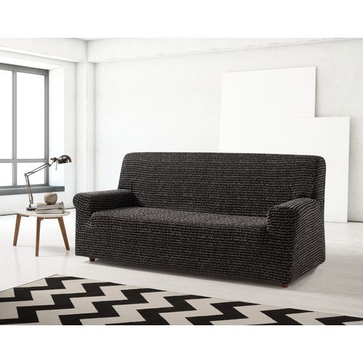 Funda De Sofa Clic Clac Elástica Adaptable Beta, Clic-clac 3 Plazas - 180 -  200 Cm. Tabaco Estoralis con Ofertas en Carrefour