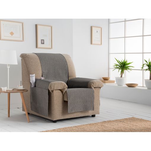 Funda De Sofá Practica, Salva Sofa Baden, 1 Plaza 55 X 220 Cm. Taupe  Estoralis con Ofertas en Carrefour