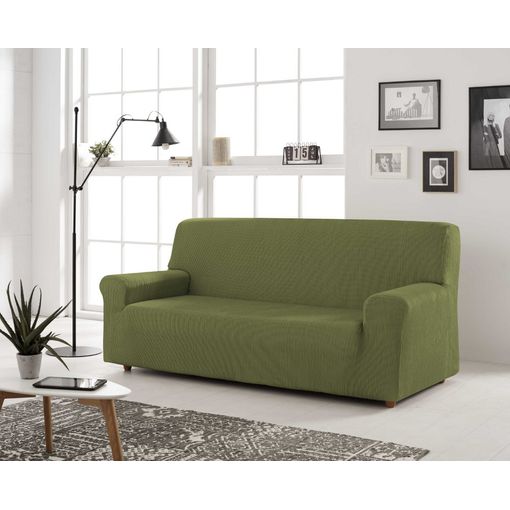 Funda De Sofa Elástica Adaptable Berta, 2 Plazas - 140 - 170 Cm. Verde  Estoralis con Ofertas en Carrefour