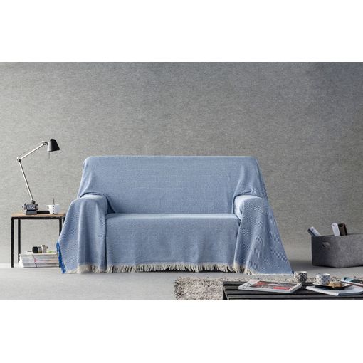 Colcha Multiusos Algodón Betty Beige 250x260 Cm, Plaid Cama, Cubrecama,  Jarapa Sofá, Foulard Sofá, Cubresofá con Ofertas en Carrefour