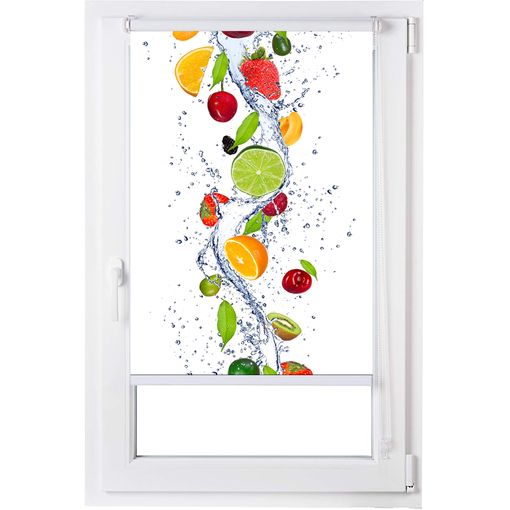 Estor Enrollable Digital Easyfix Cocina, Cascada De Frutas, De Ancho Por  Largo, 60x150 ,cms. con Ofertas en Carrefour