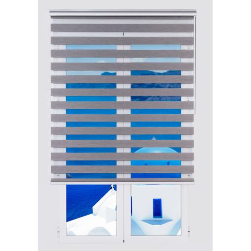 Estor Enrollable De Exterior Azul Y Blanco 100x250 Cm Vidaxl con Ofertas en  Carrefour