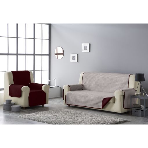 Funda Chaiselongue Acolchada Reversible 240 Brazo Derecha Ava Beige  Estoralis con Ofertas en Carrefour