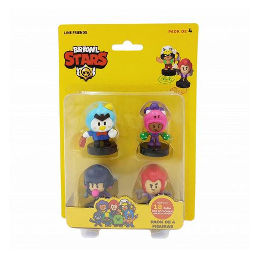 Pack 5 Figuras Brawl Stars En Blister Bibi + Figura Sorpresa 6411 2044 con  Ofertas en Carrefour