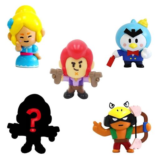 Pack 5 Figuras Brawl Stars En Blister Bibi + Figura Sorpresa 6411 2044 con  Ofertas en Carrefour