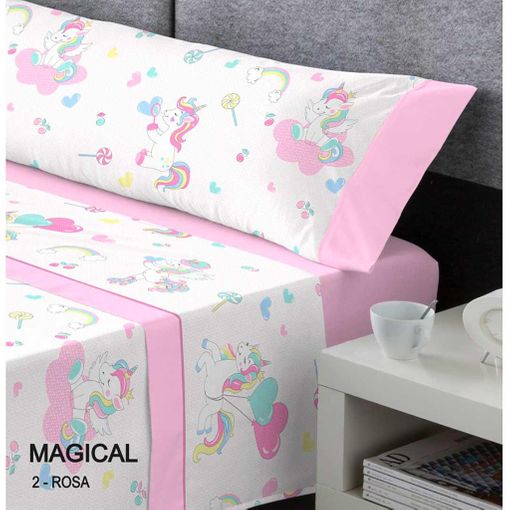 Juego De S banas Infantil Magical En Color Rosa De Kabely Kids