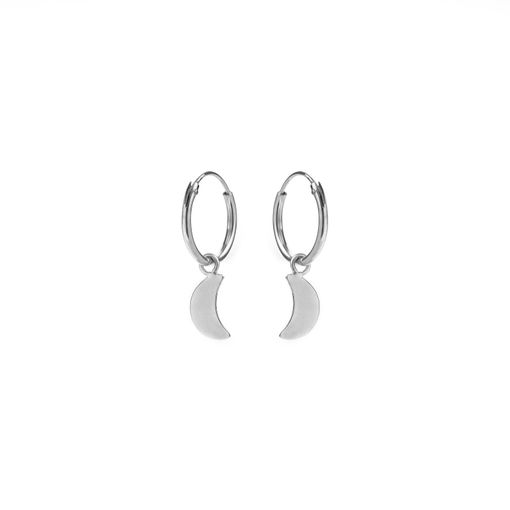 Pendientes Essential De Plata De Ley 925 Con Acabado En Baño De Rodio