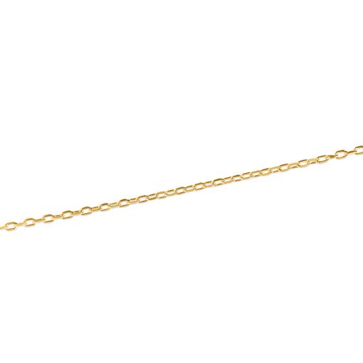 Cadena Luxenter Luxenter De Plata De Ley 925 Con Acabado En Baño De Oro Amarillo De 18 Quilates