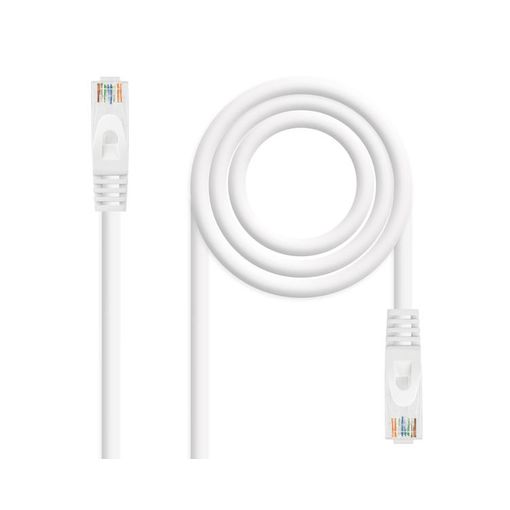 Bematik - Cable De Red Ethernet Lan Utp Rj45 Cat.6a Blanco 3