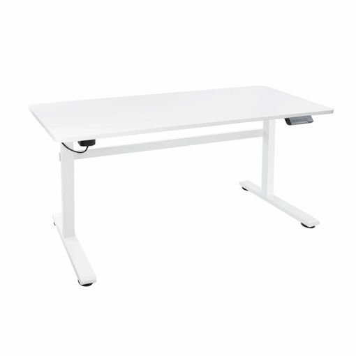 Mesa De Escritorio Tooq Tqessd01-w Eléctrica (140 X 60 X 73 Cm) con Ofertas  en Carrefour