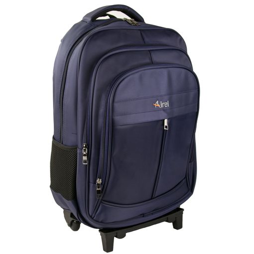 Maleta Mochila De Viaje 4 Ruedas Medidas: 46x38x22cm Color Azul con Ofertas  en Carrefour