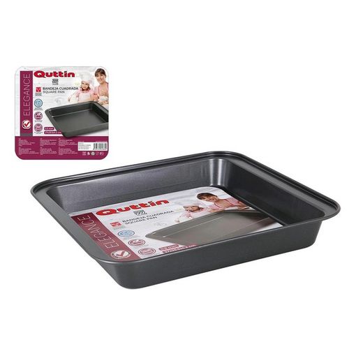 Bandeja para Horno Antiadherente Quid Sweet Grey Acero Galvanizado