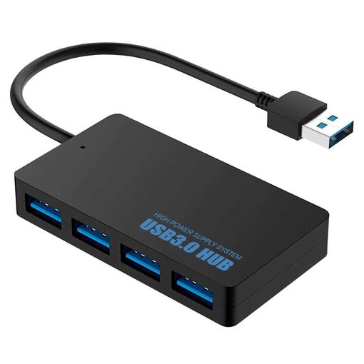 Ladrón Hub USB 2.0 de Datos con 7 Puertos Interruptores LEDs Individua –  OcioDual