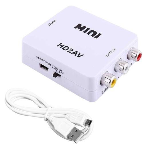 Ociodual Adaptador De Wii A Tipo Hdmi, Conversor Wii A Tipo Hdmi, Color  Negro con Ofertas en Carrefour