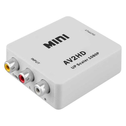 Convertidor de formato HDMI a SCART PAL / NTSC Adaptador de convertidor,  Adaptador de video 1080P para