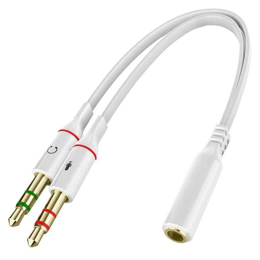 Adaptador de audio RCA hembra a jack 3.5mm macho - Cablematic