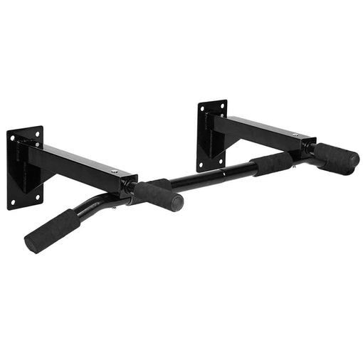 Barra Dominadas Pared Homcom Máx. 150 Kg - Negro