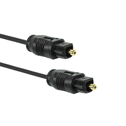 Cable Óptico Audio Digital Linq Conector Toslink 1 Metro - Negro con  Ofertas en Carrefour