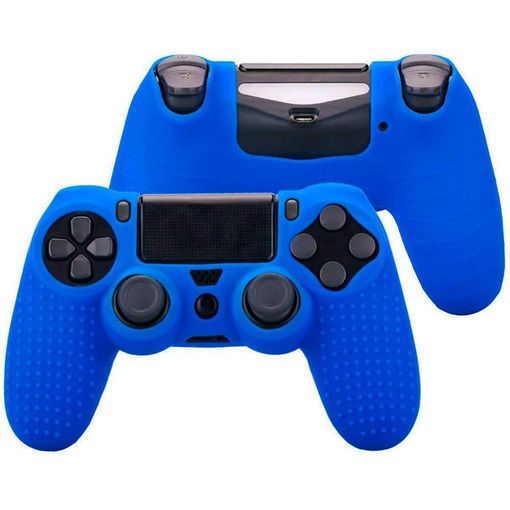 OcioDual Funda Silicona Camuflaje Azul para Mando PS4